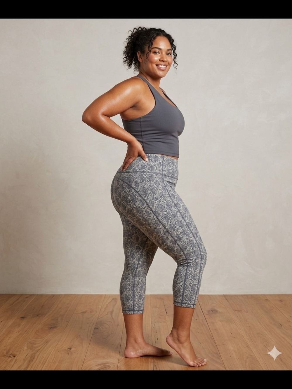 Athleta Snakeskin Ultimate 7/8 Tight Leggings ‐ 3X